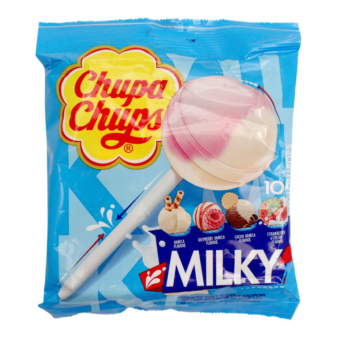 CHUPA CHUPS MILKY 10'S 120G